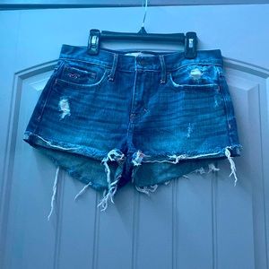 Hollister Blue Jean Shorts- Size 3